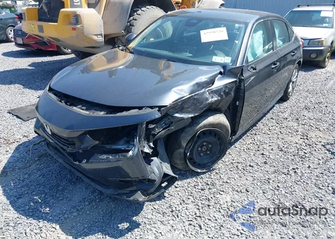 2024 Honda Civic Lx из США, поврежденный, VIN 2HGFE2F26RH593759